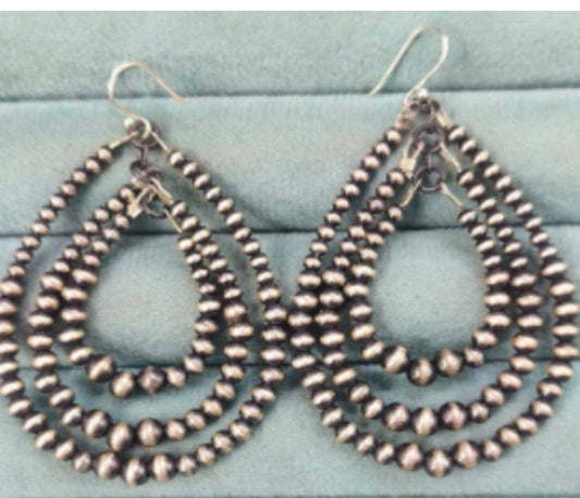 Wild Sage Cascade Desert Pearl Sterling Silver Earring