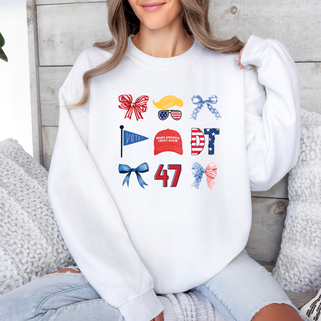 Donald Trump USA Crewneck