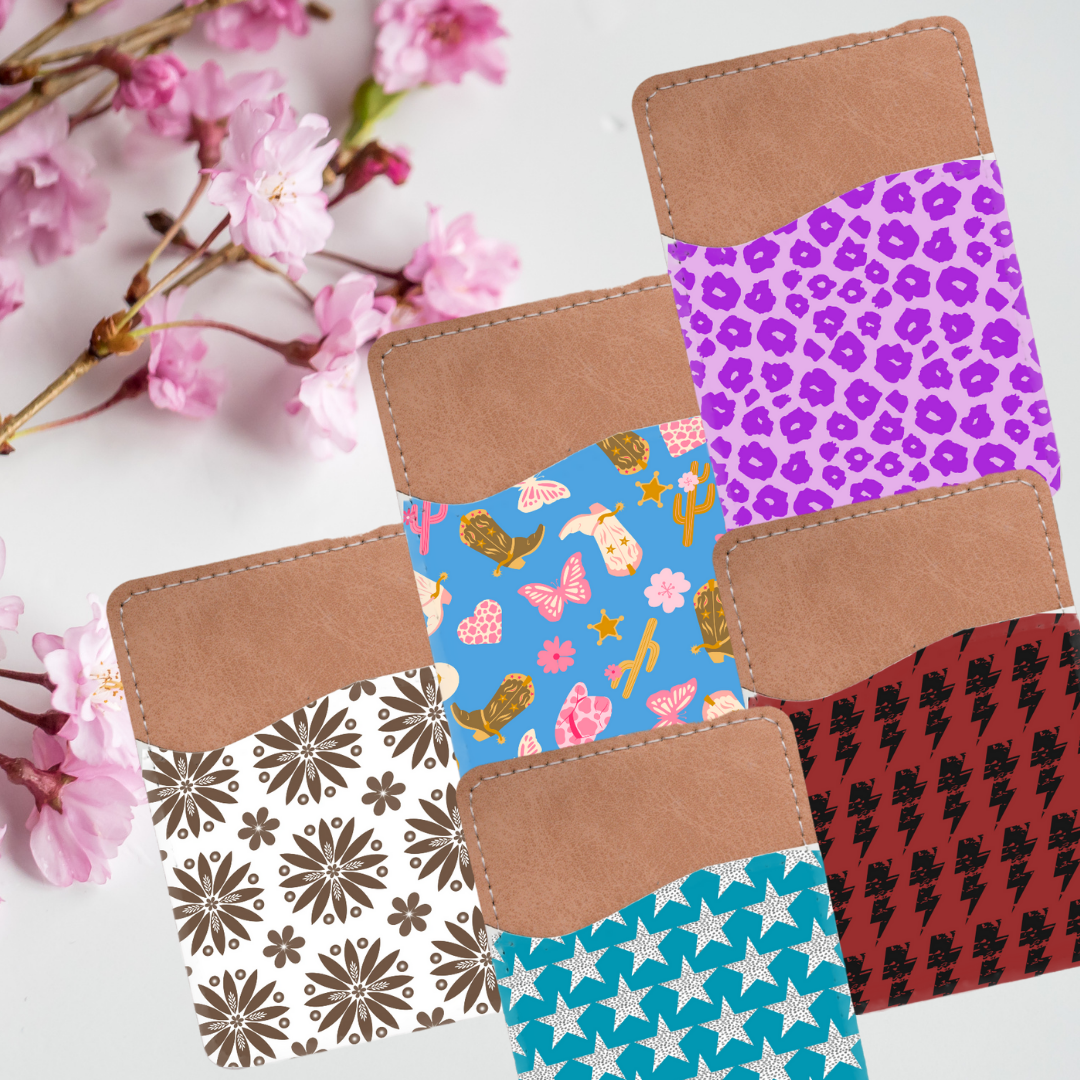 Phone Wallet Card Holder - western chic