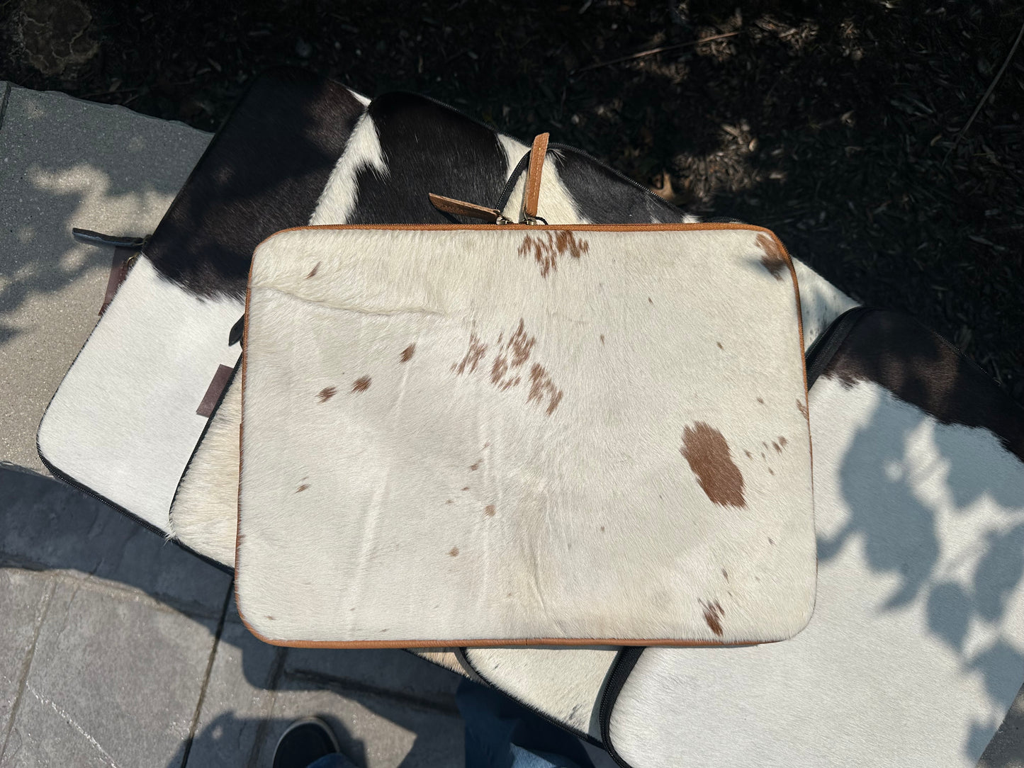 Cowhide Leather Laptop Sleeve Bags