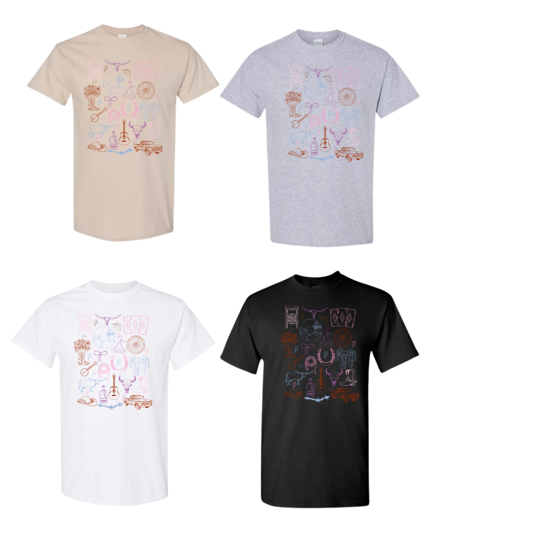 Wild West Collage Tshirt