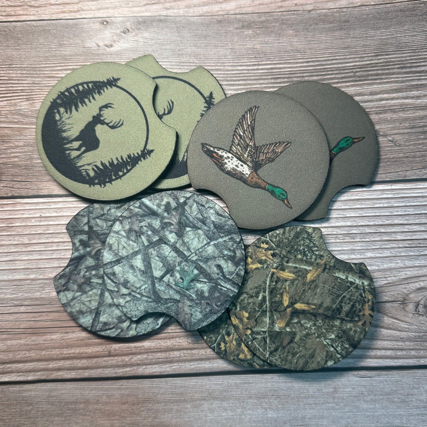 Camo//Hunting//Fishing Car Coasters