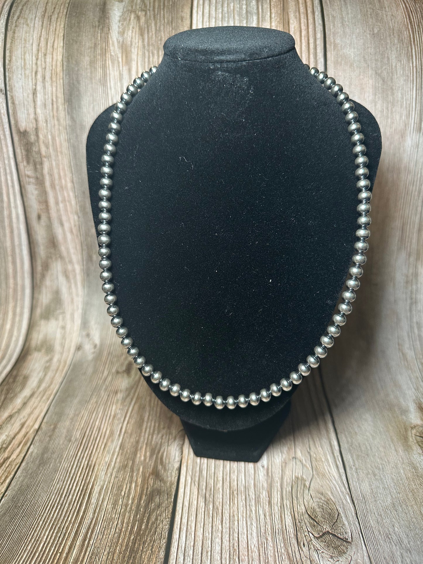 6mm Build Your Own Sterling Silver Pearls Necklace 14"-24"