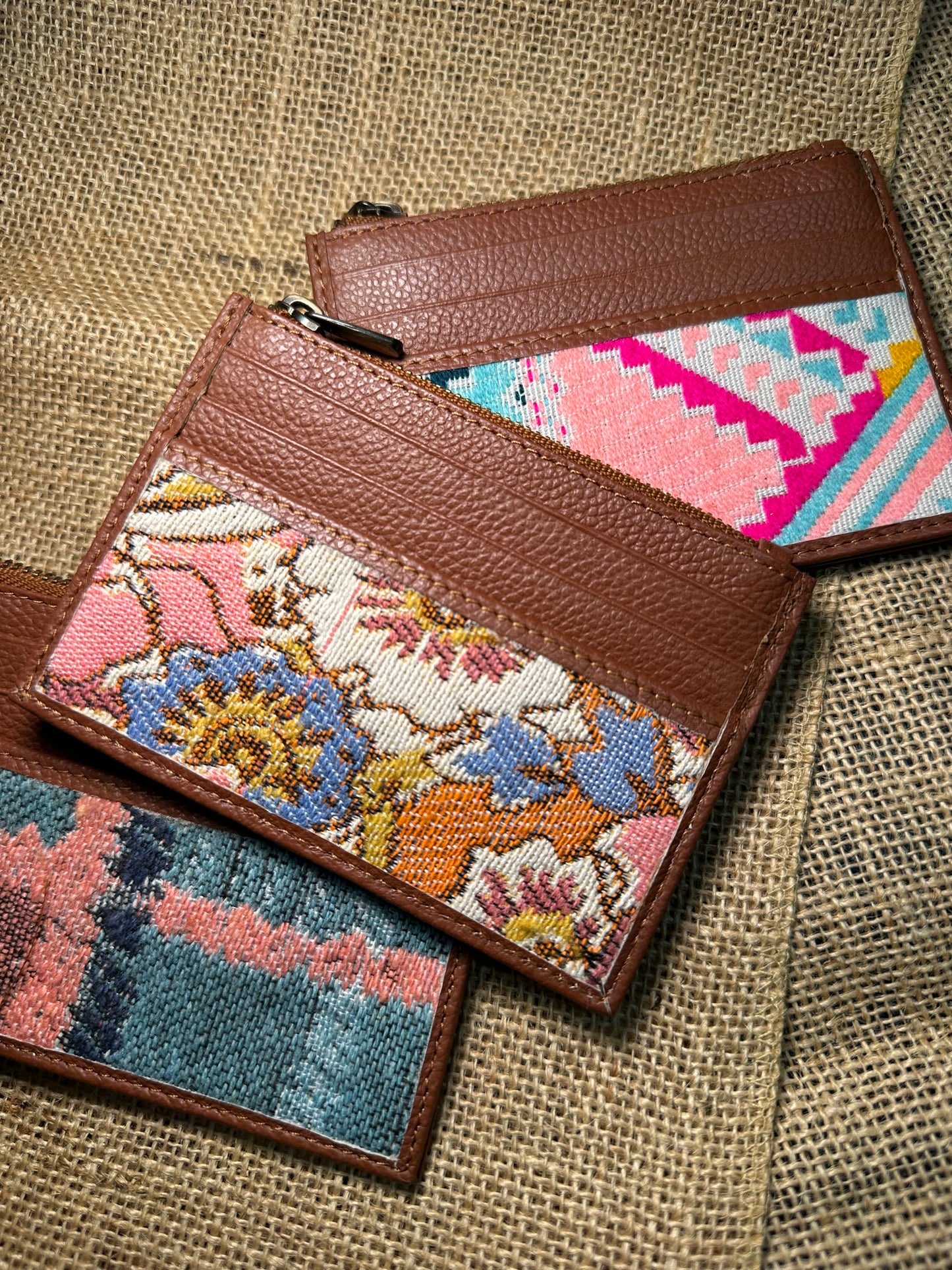 Pastel Desert Sunrise Credit Card Holder