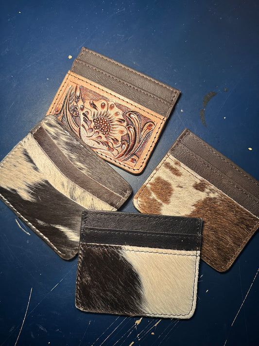 GENUINE LEATHER/ COWHIDE CARD CASE