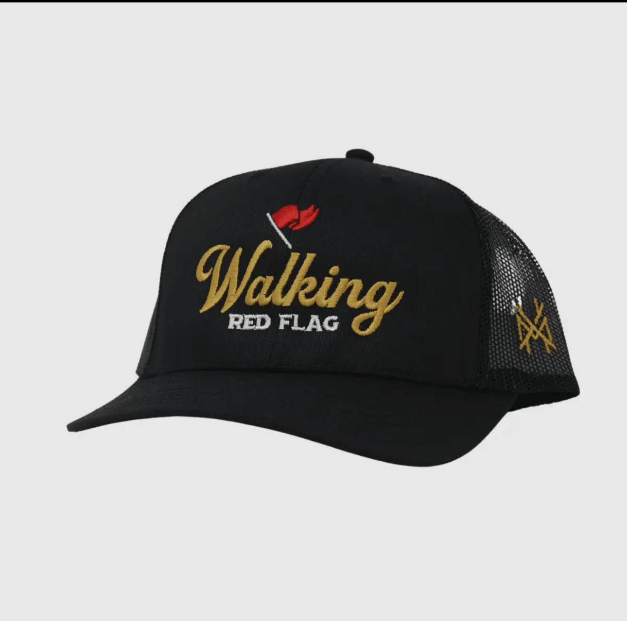 Walking Red Flag Trucker Hat