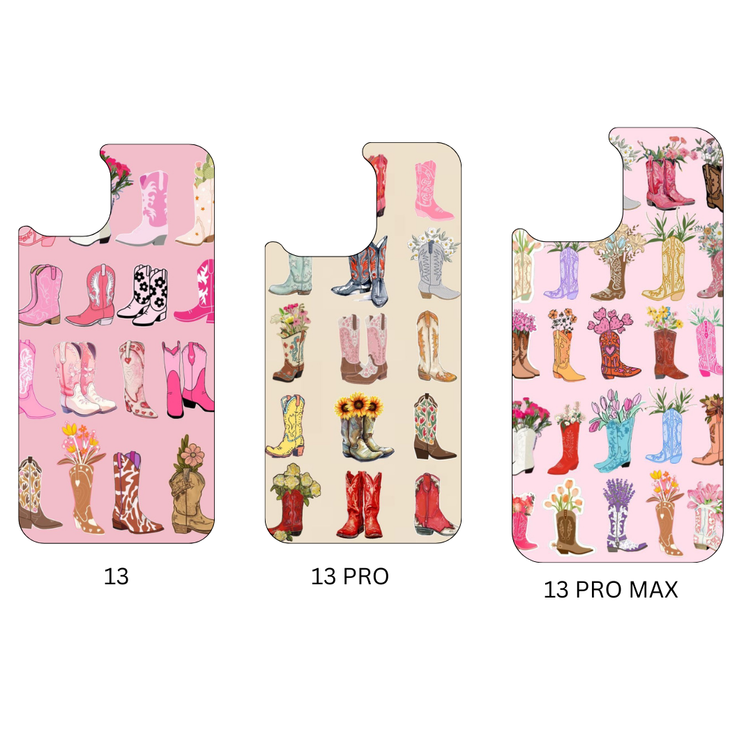 Cowgirl aesthetic pressed phone case *6OPTIONS *15SIZES