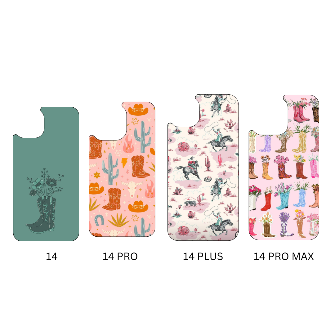 Cowgirl aesthetic pressed phone case *6OPTIONS *15SIZES
