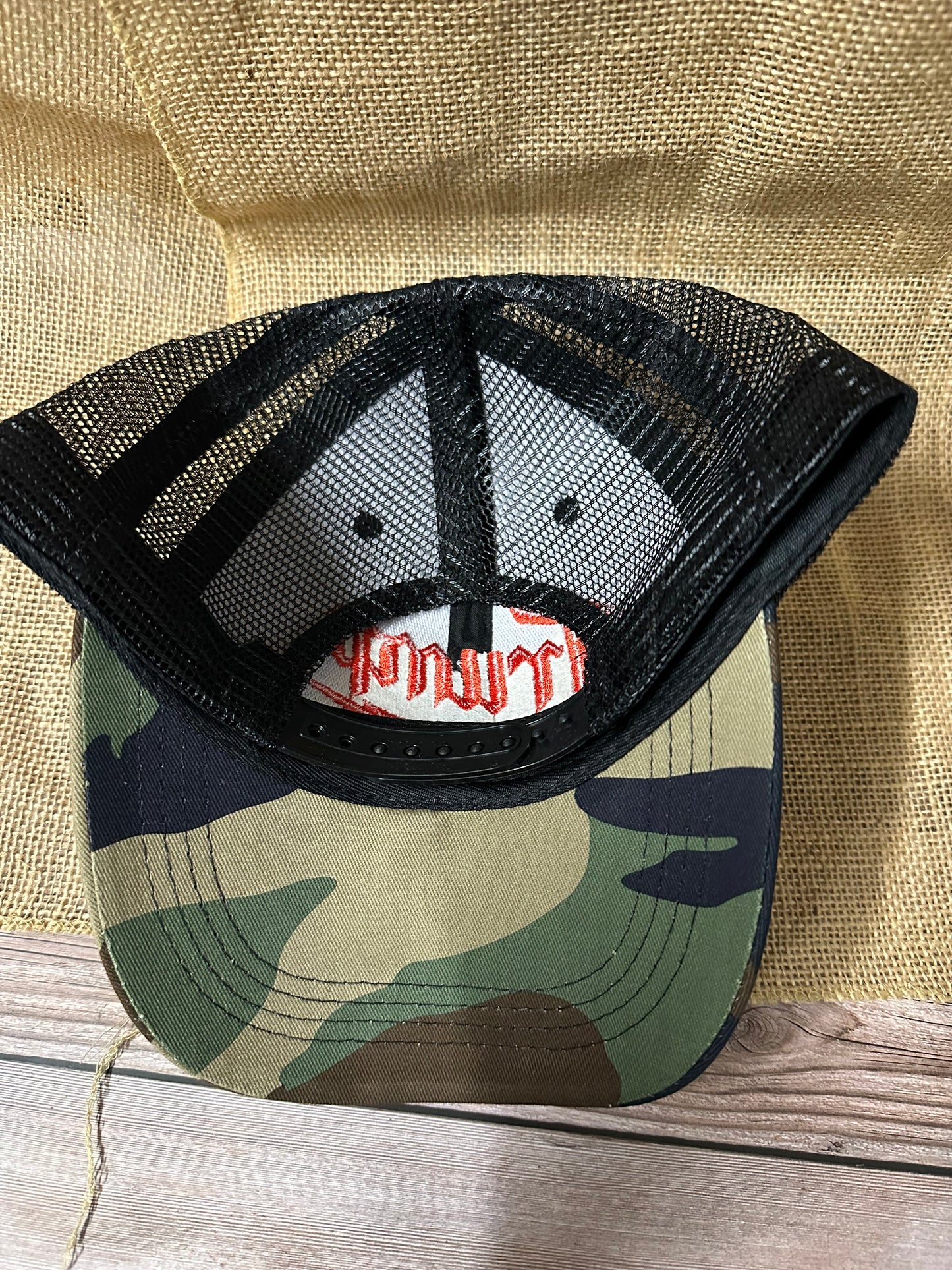 Trump Lightning Bolt - Camo Trucker Hat