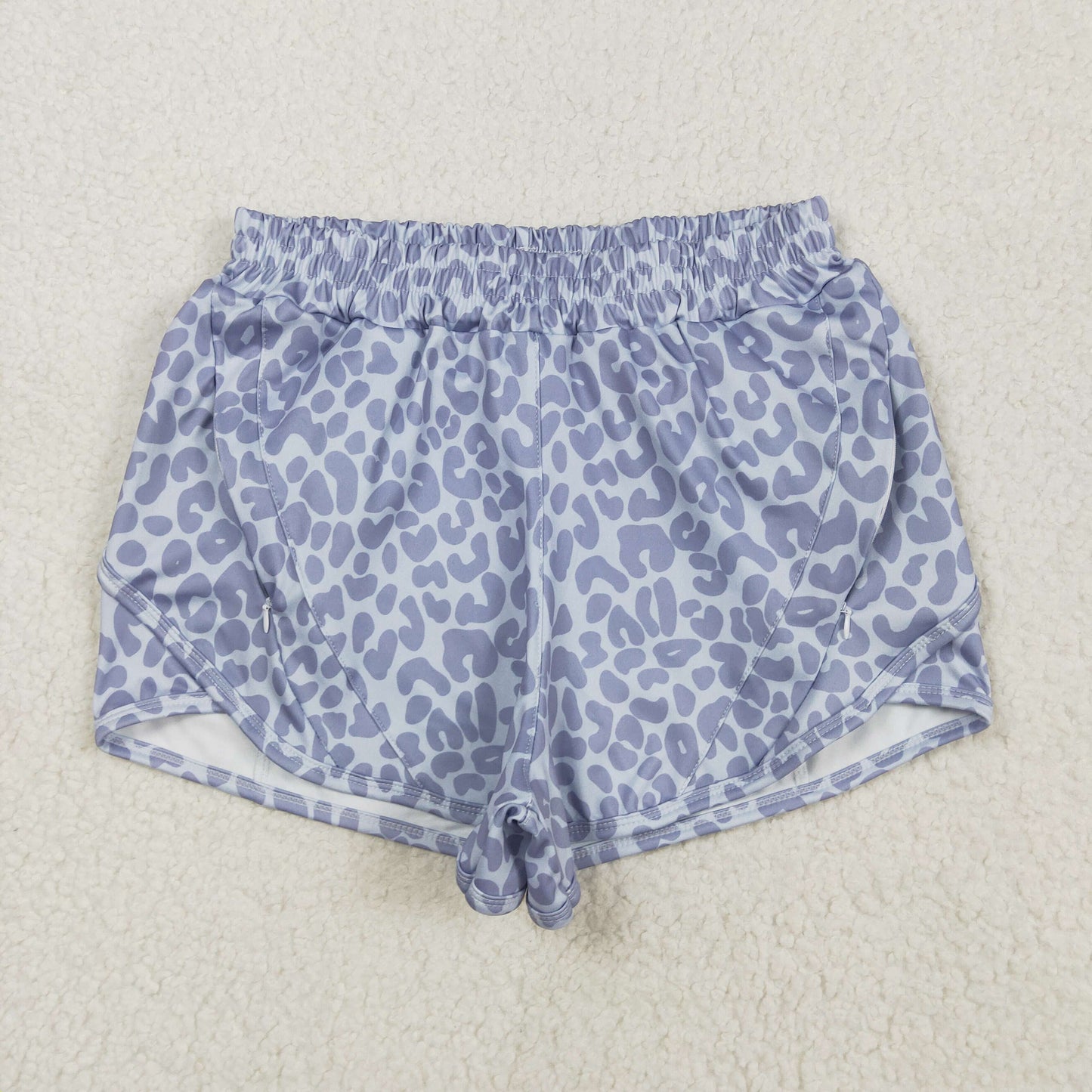 Western Camo Leopard Yoga Shorts