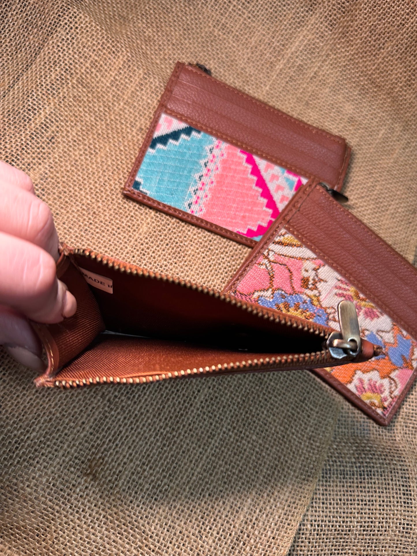 Pastel Desert Sunrise Credit Card Holder