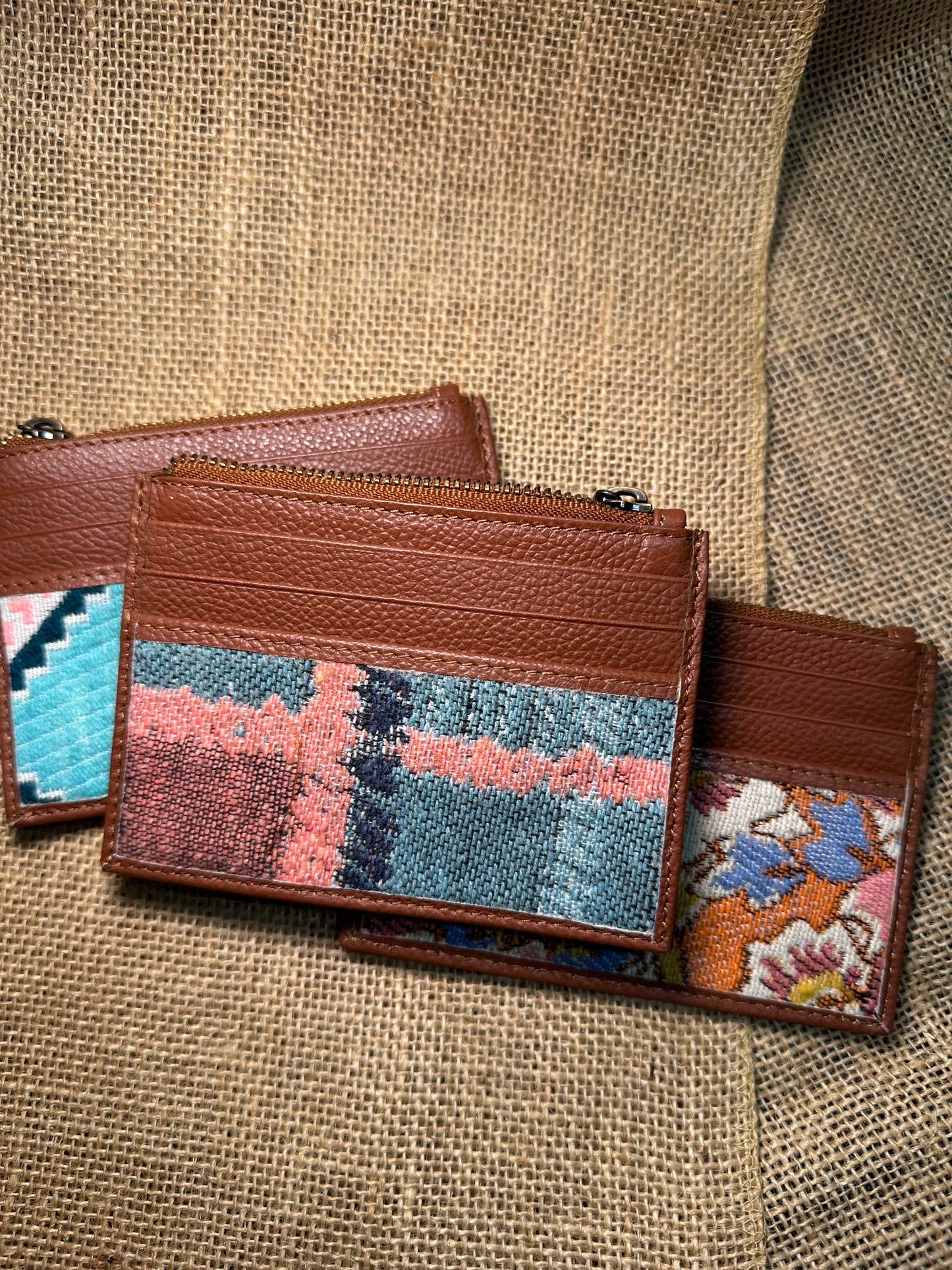 Pastel Desert Sunrise Credit Card Holder