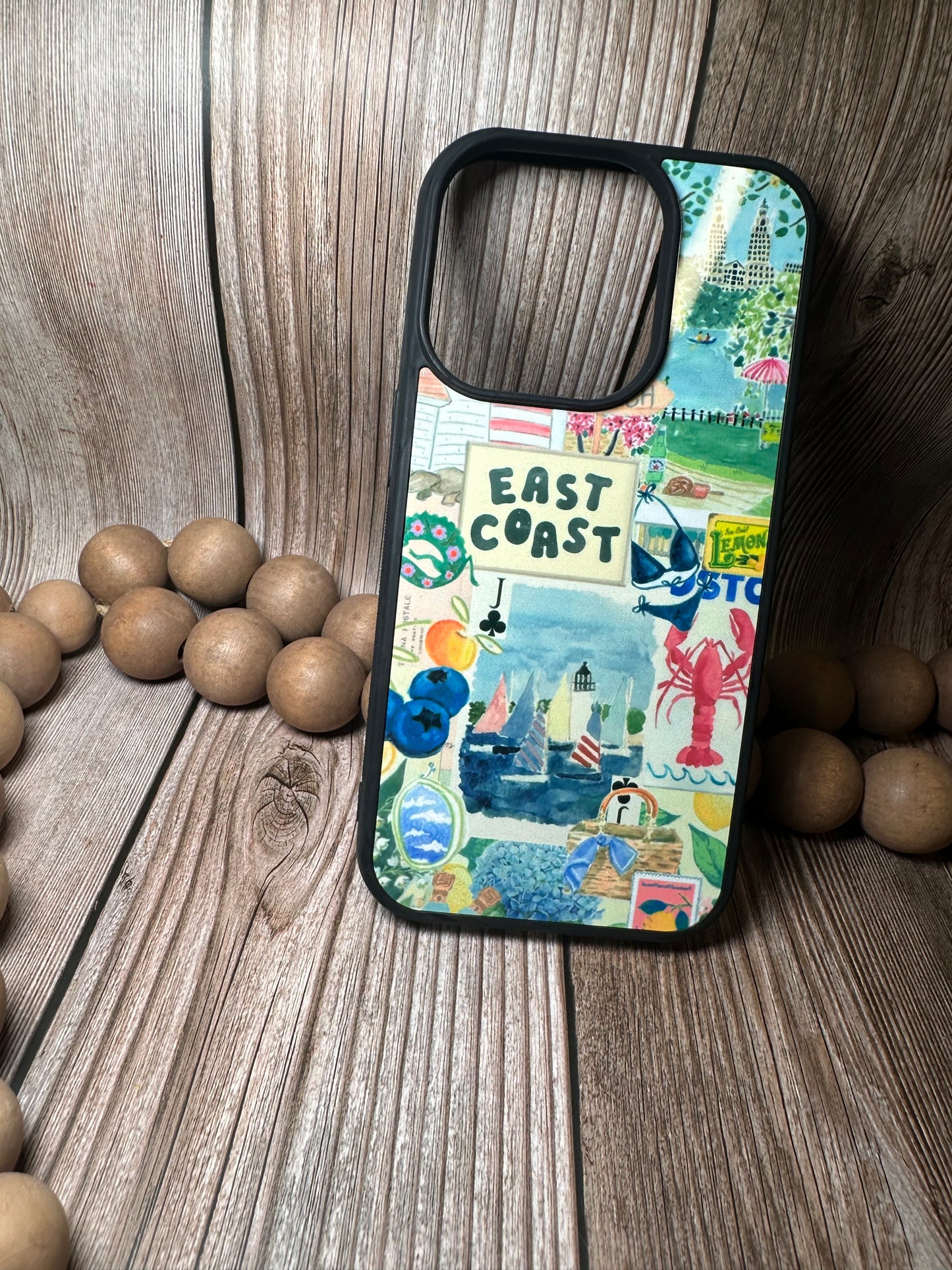 Costal Cowgirl pressed phone case *6OPTIONS *15SIZES
