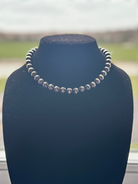 10mm Build Your Own Sterling Silver Pearls Necklace 14"-24"