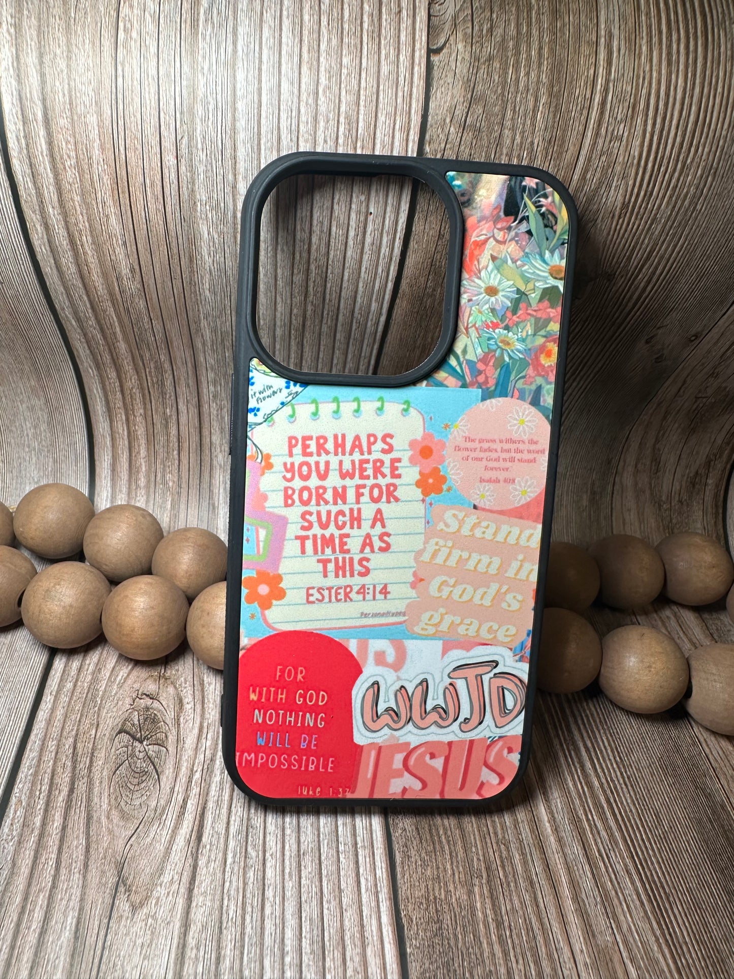Christian aesthetic pressed phone case *6OPTIONS *15SIZES