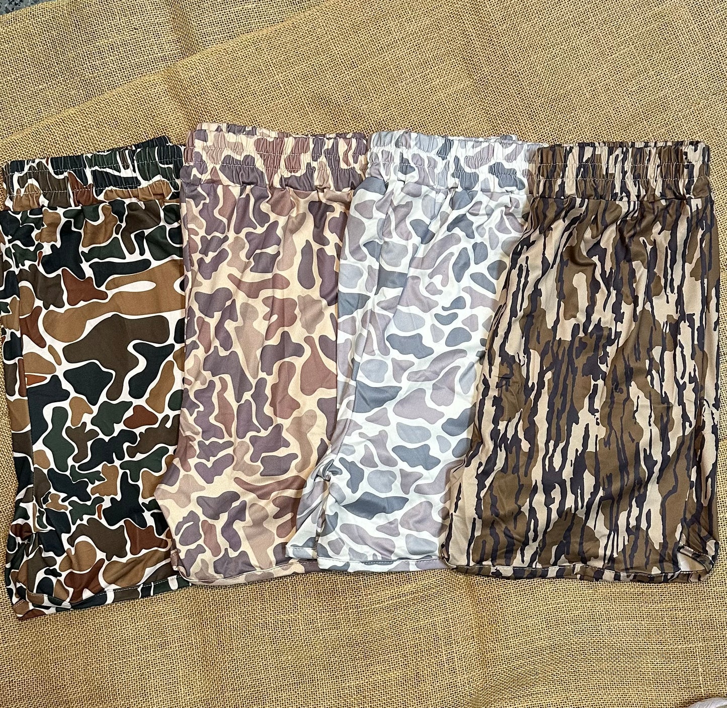 5 Colors Adult Women Summer Camo Bottoms Shorts