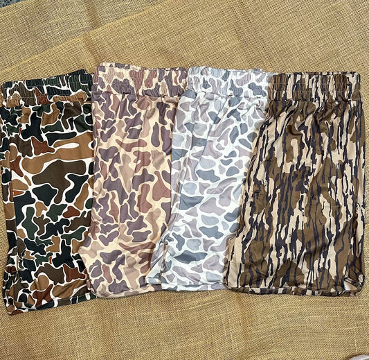 5 Colors Adult Women Summer Camo Bottoms Shorts