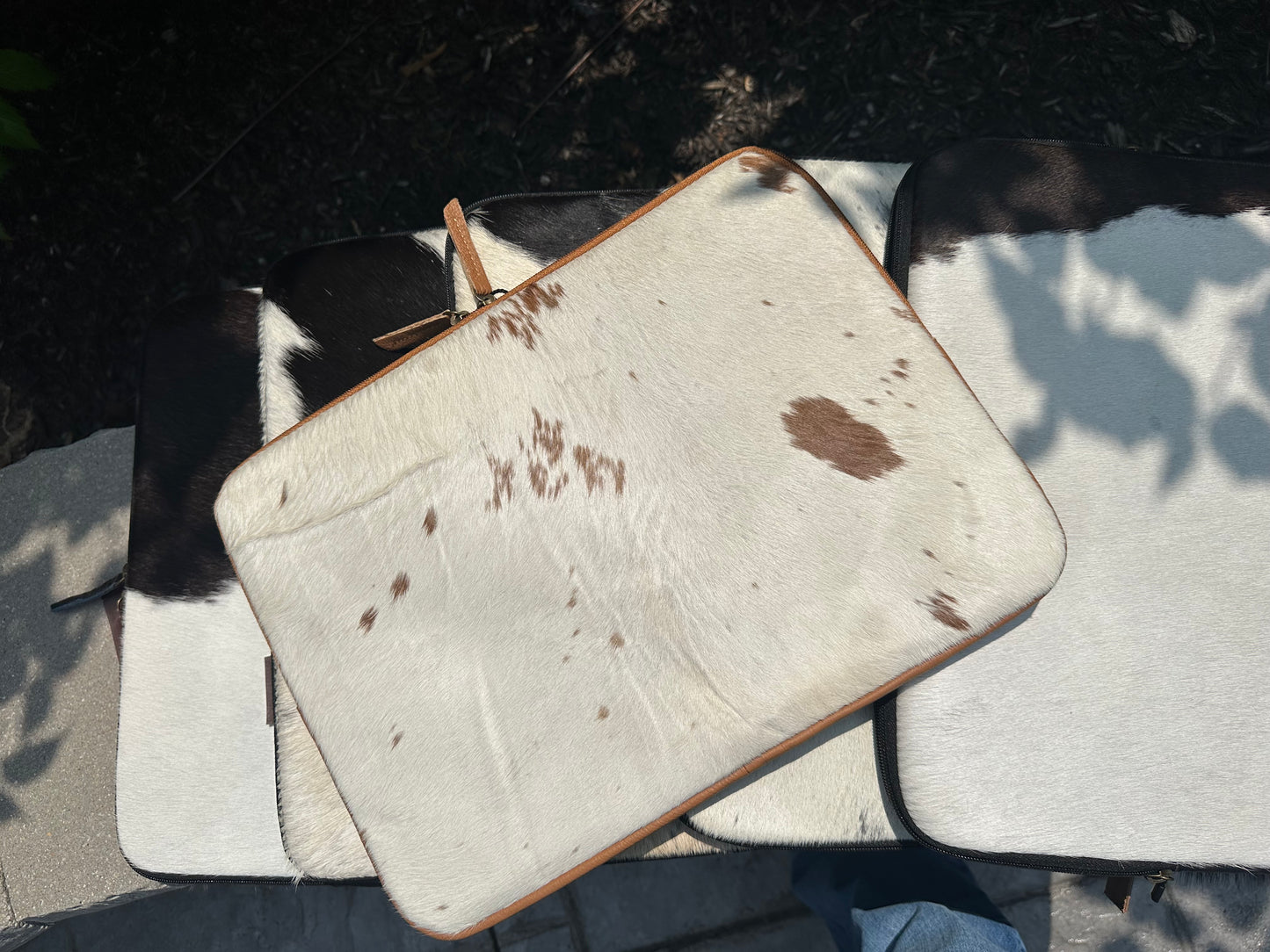Cowhide Leather Laptop Sleeve Bags