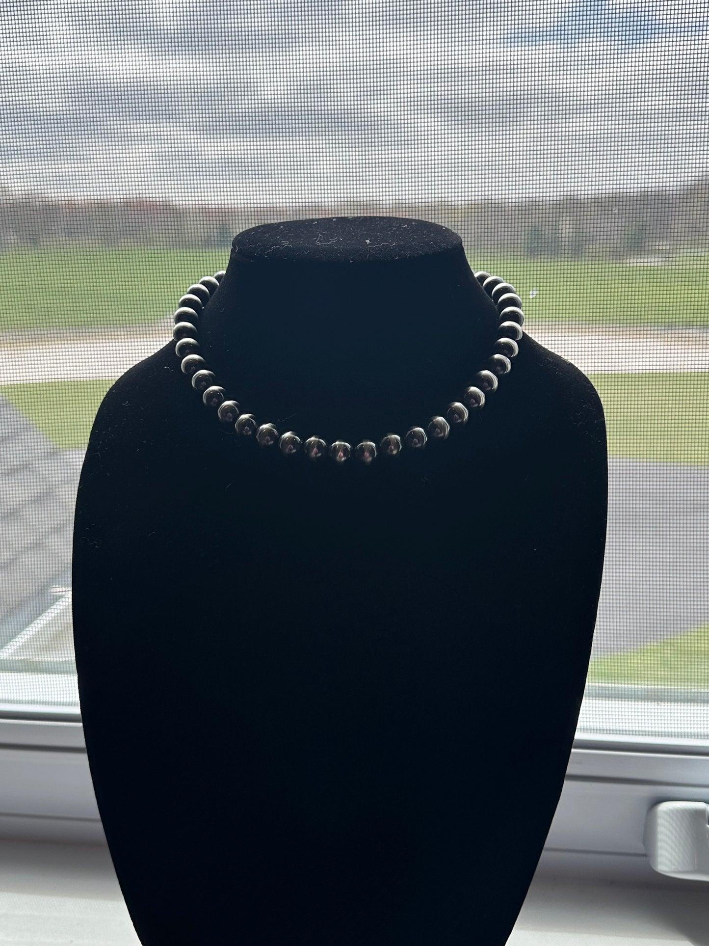10mm Build Your Own Sterling Silver Pearls Necklace 14"-24"