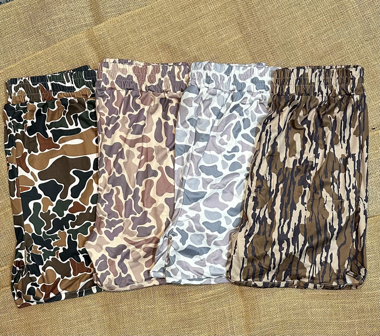 5 Colors Adult Women Summer Camo Bottoms Shorts