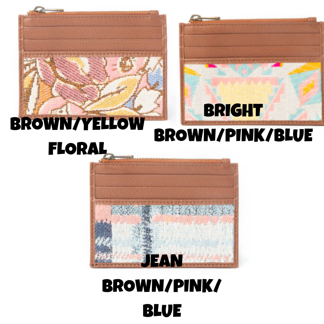 Pastel Desert Sunrise Credit Card Holder