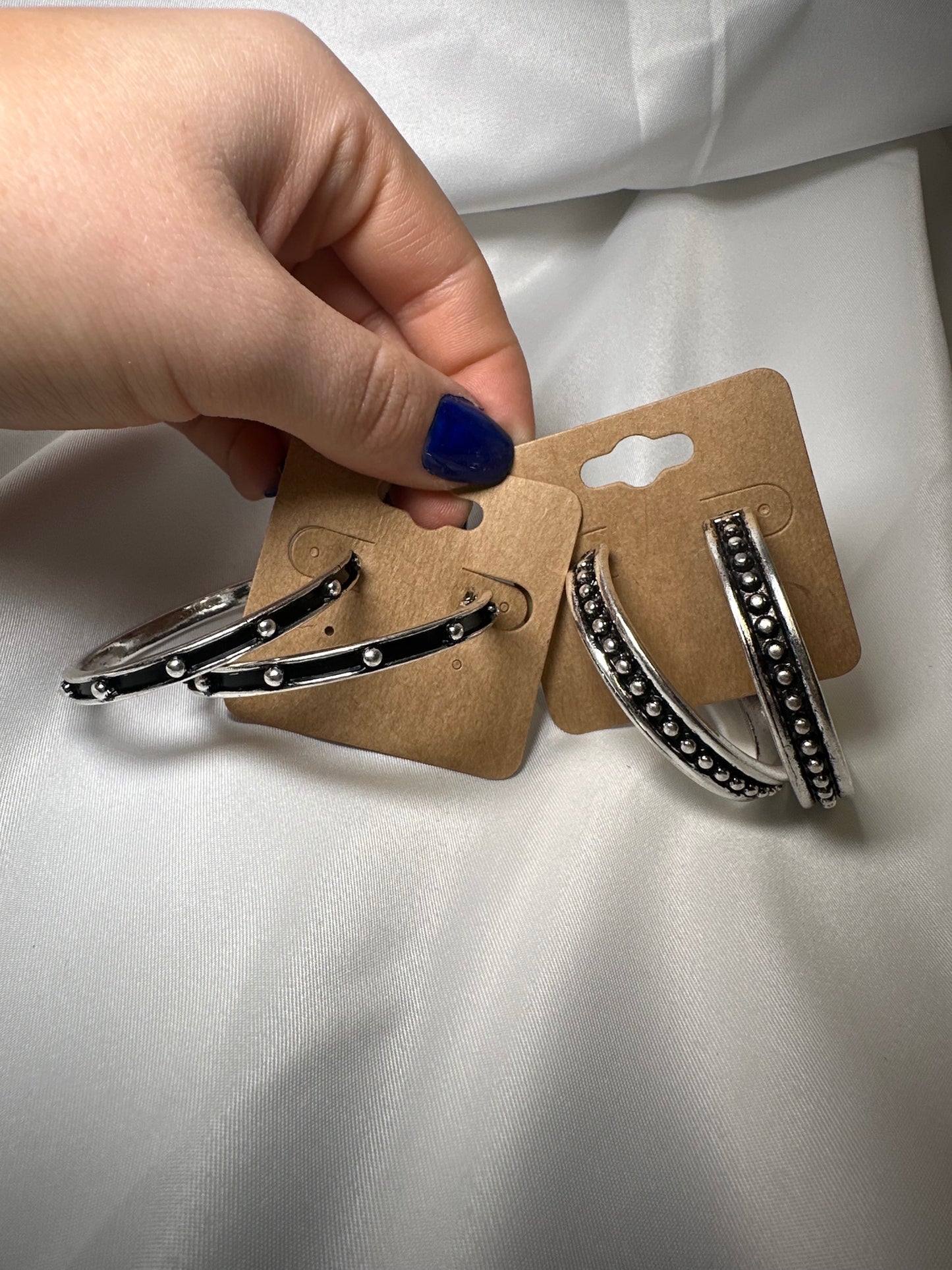 1.75″ Western Bubble Hoop Earrings