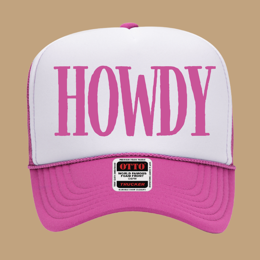 HOWDY TRUCKER HAT *17 COLORS