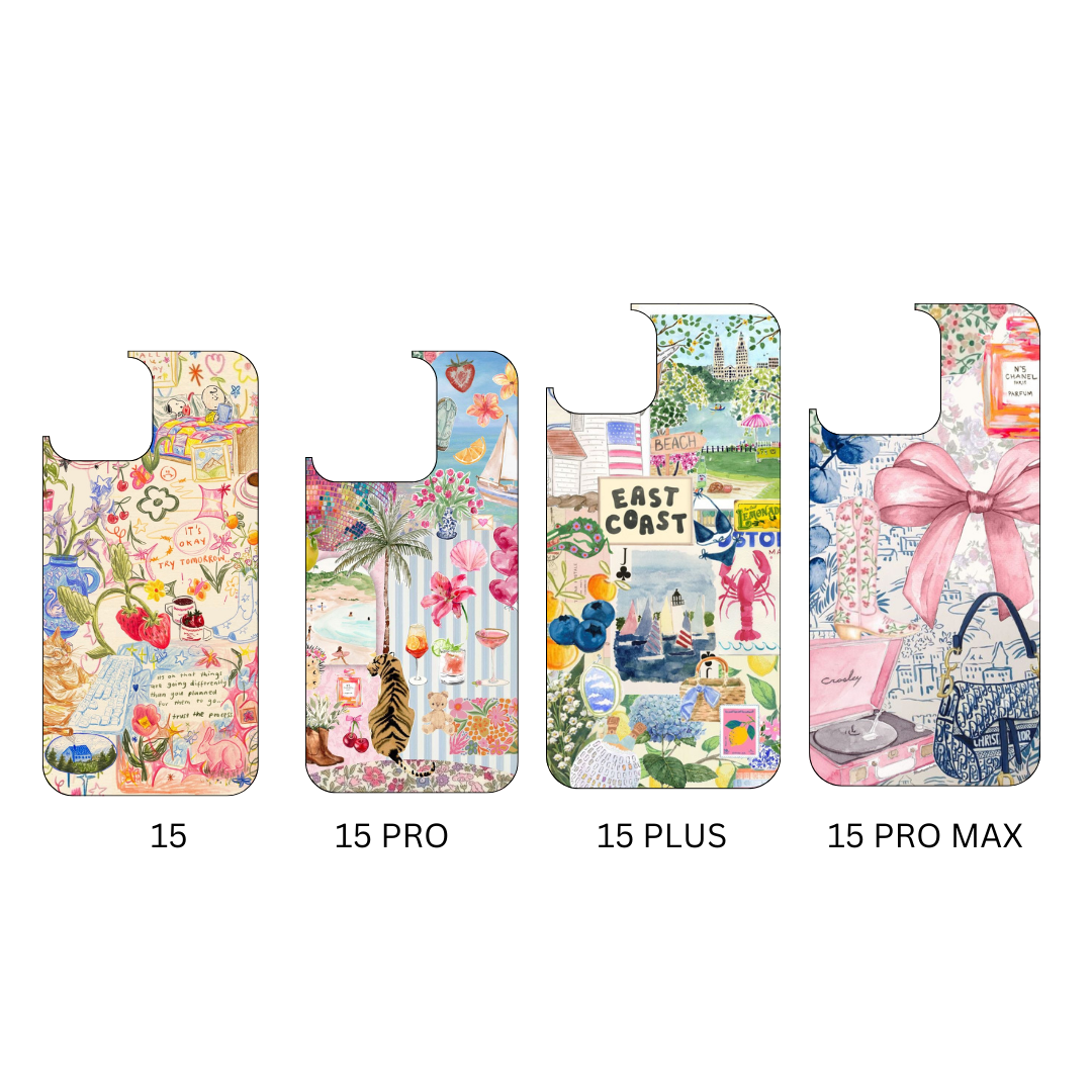 Costal Cowgirl pressed phone case *6OPTIONS *15SIZES