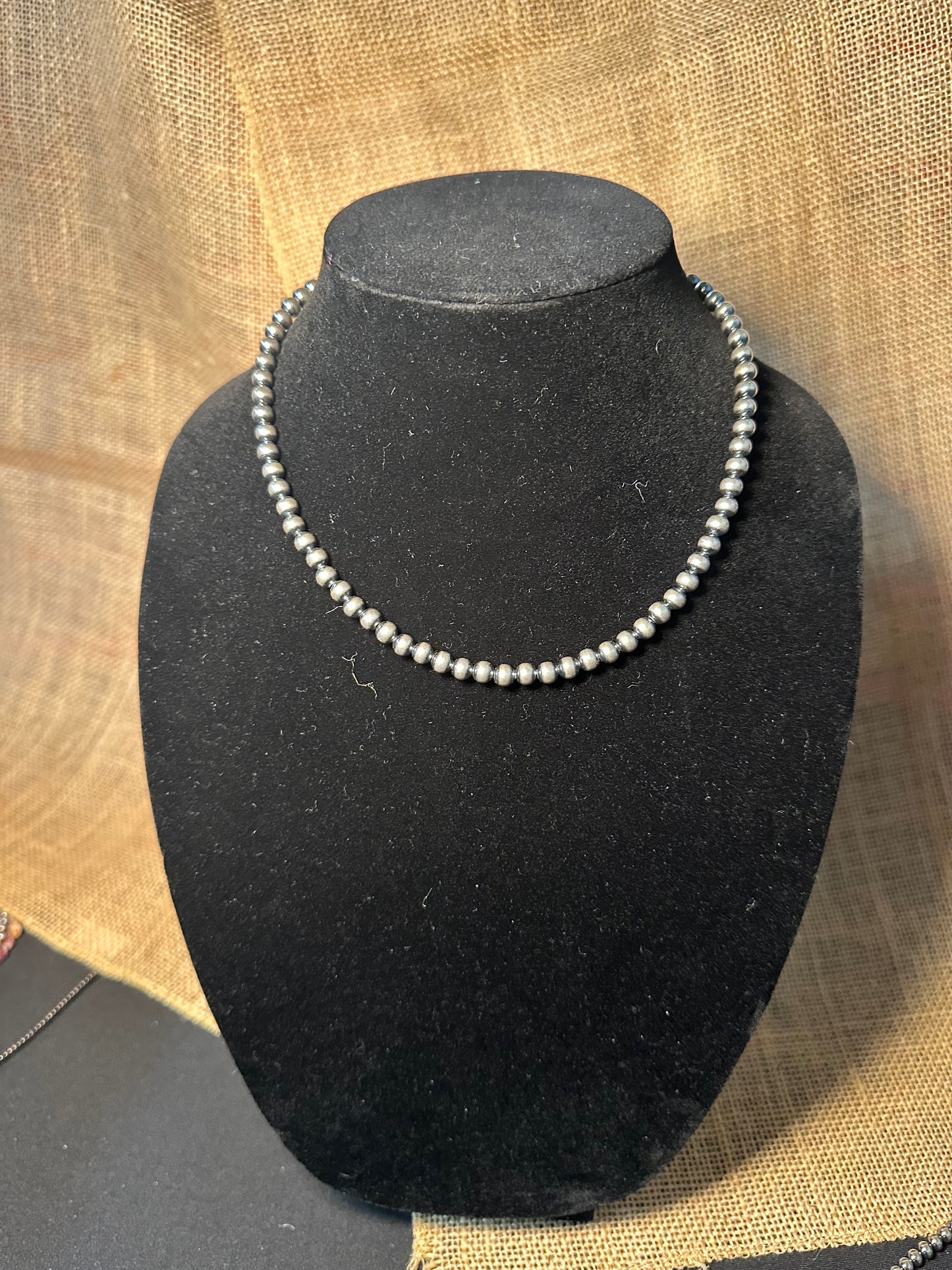 6mm Build Your Own Sterling Silver Pearls Necklace 14"-24"