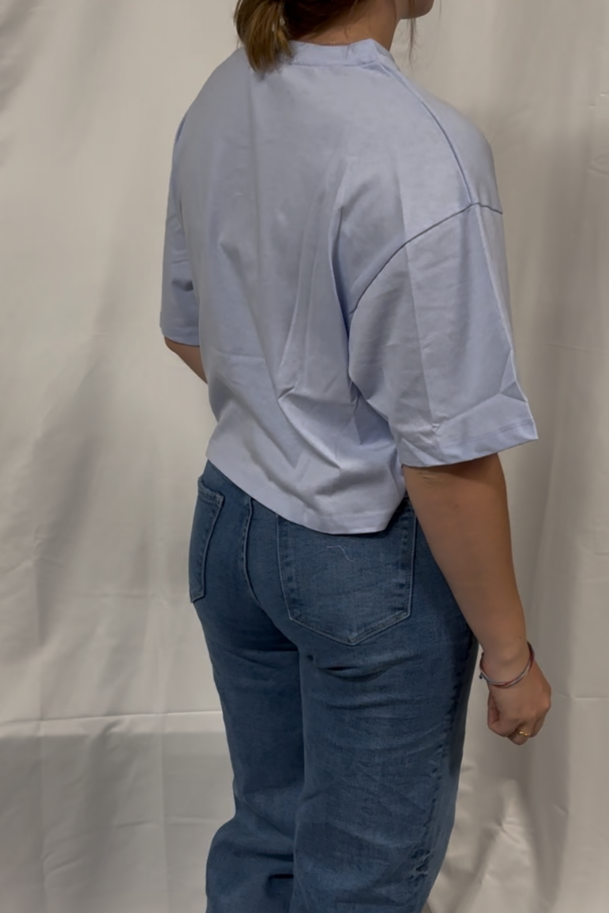 USA Short Sleeve Cropped Top