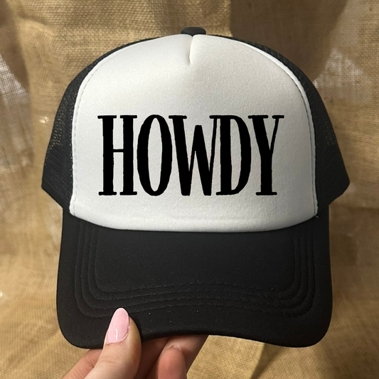 HOWDY TRUCKER HAT *17 COLORS