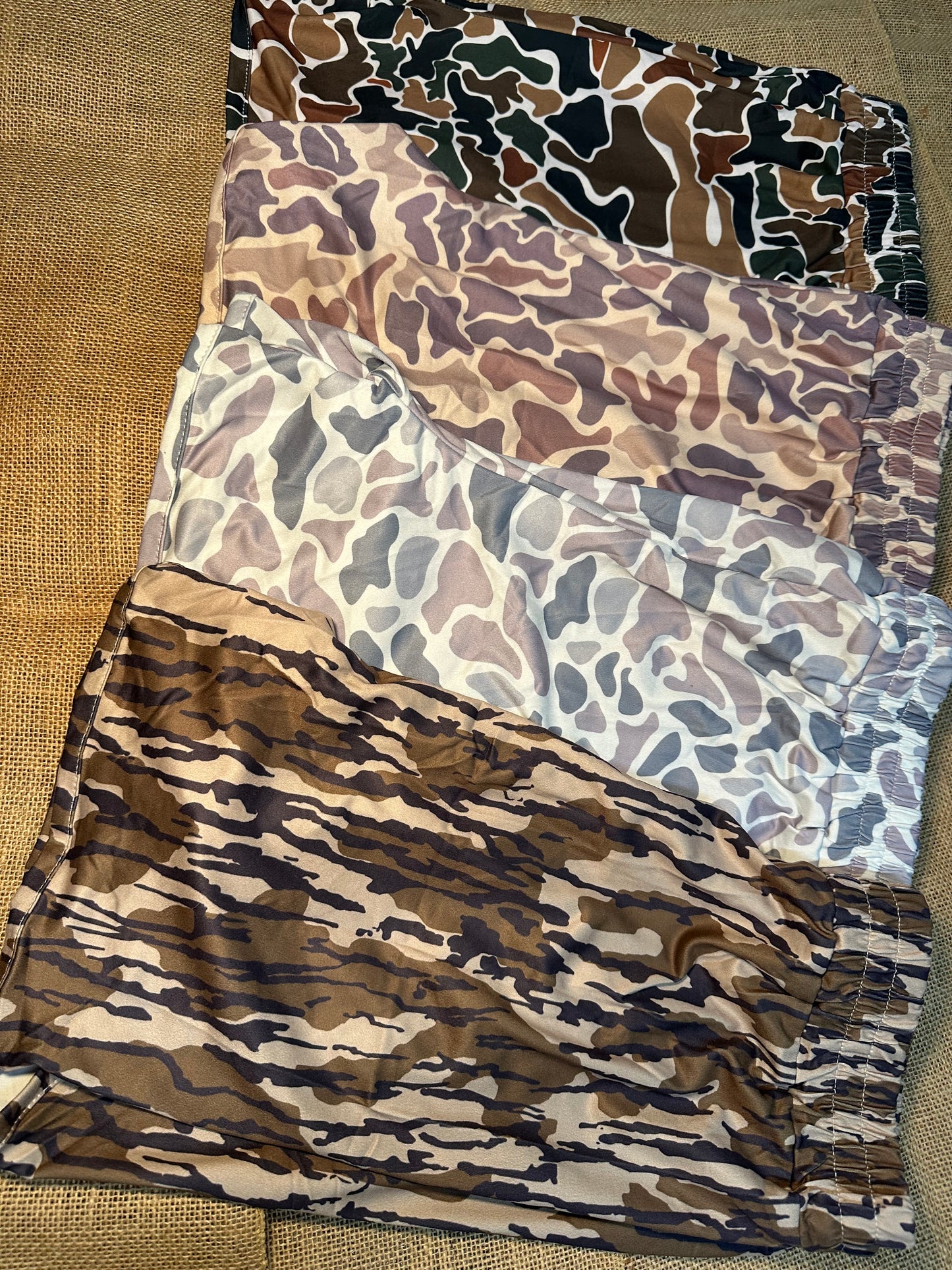 5 Colors Adult Women Summer Camo Bottoms Shorts