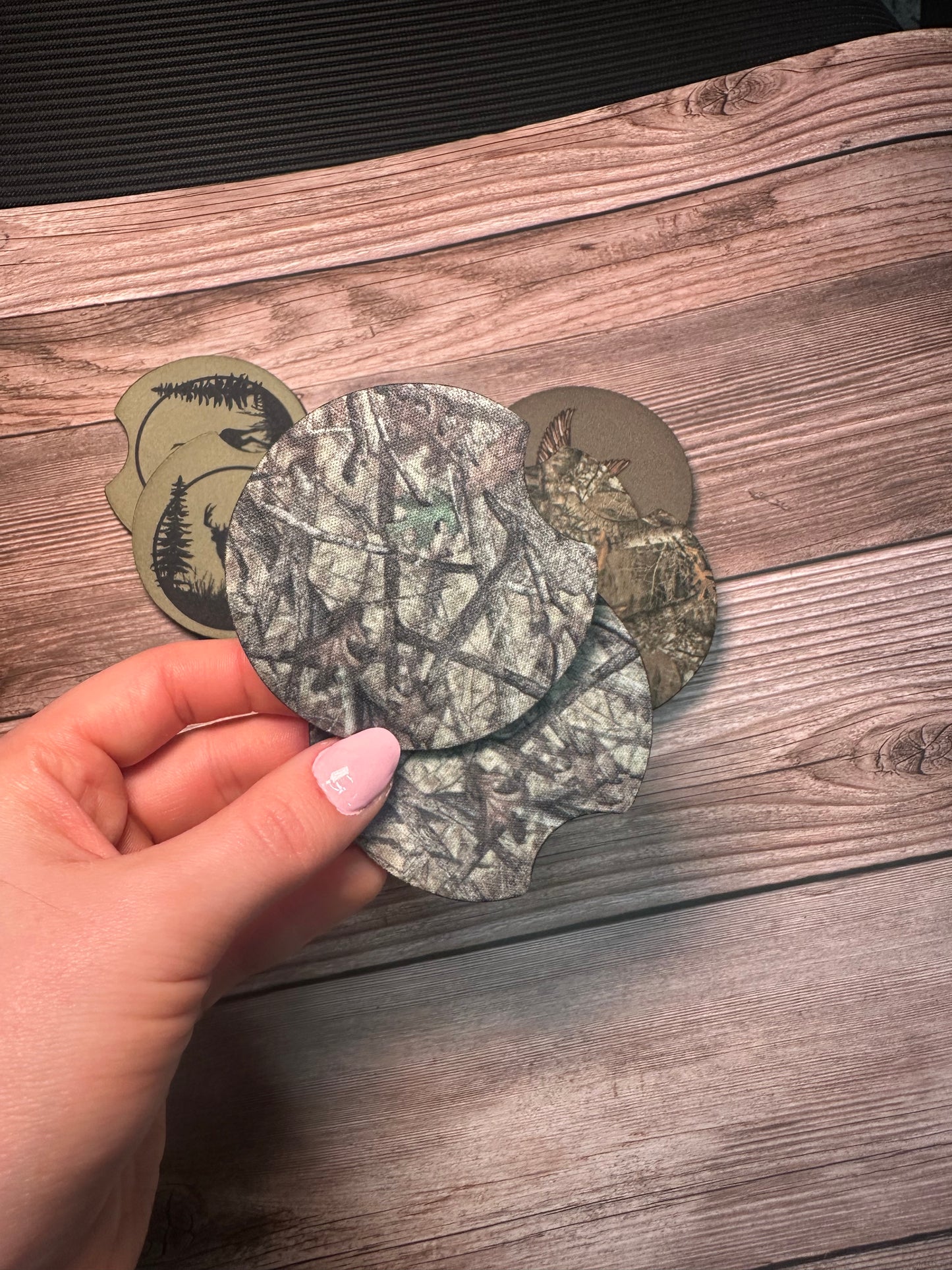Camo//Hunting//Fishing Car Coasters
