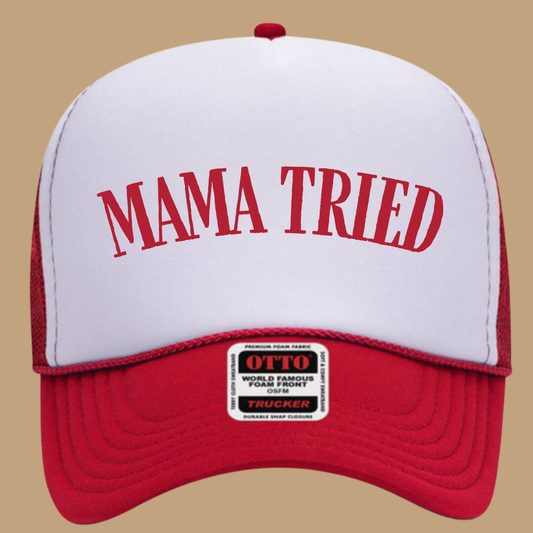 MAMA TRIED TRUCKER HAT *17 COLORS