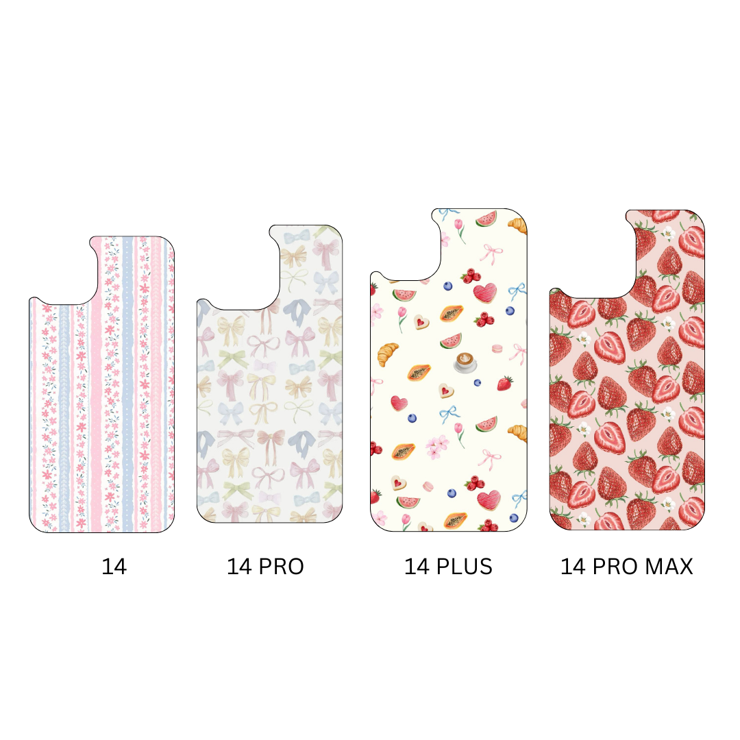 Classy Aesthetic pressed phone case *6OPTIONS *15SIZES