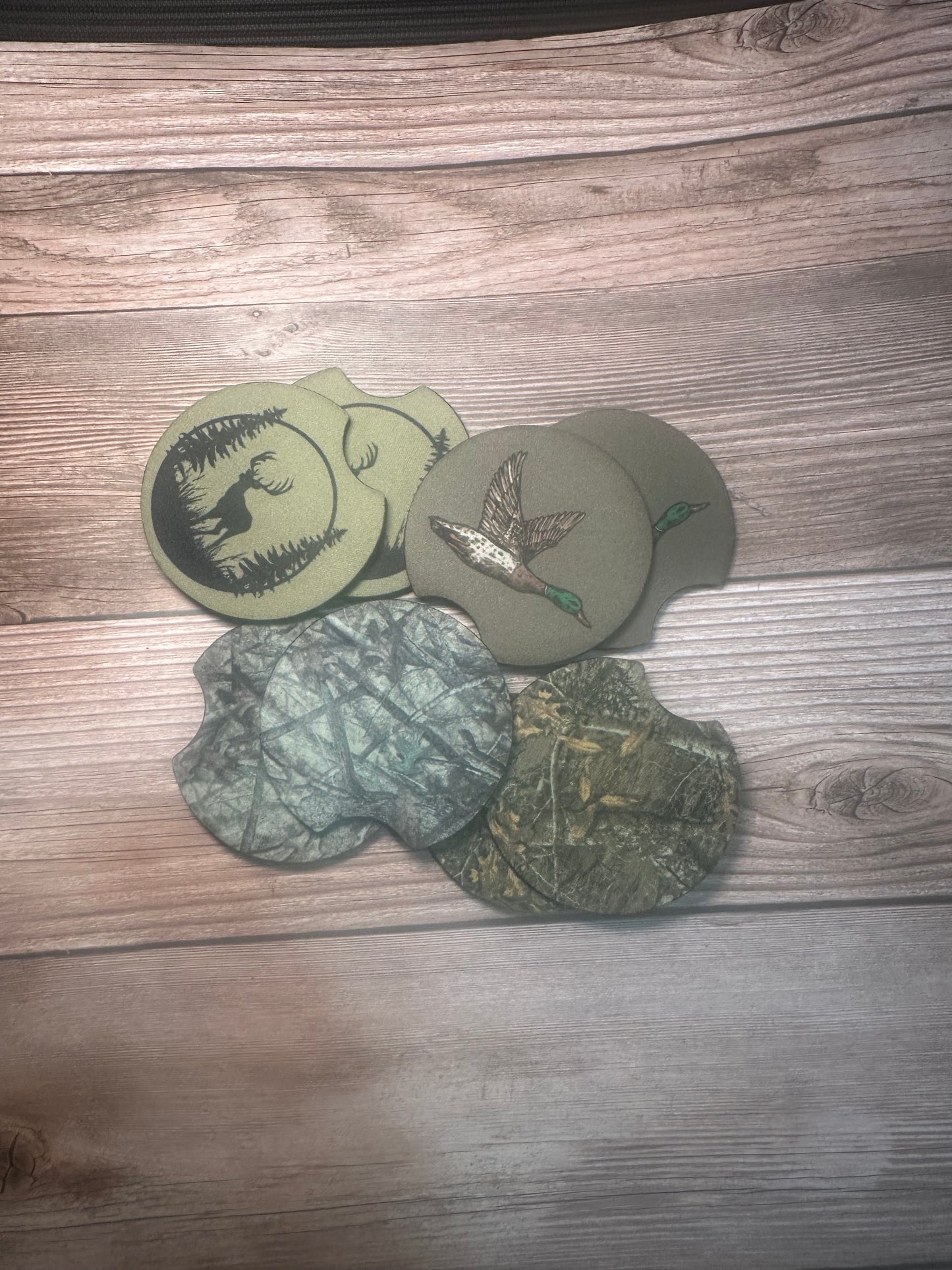 Camo//Hunting//Fishing Car Coasters