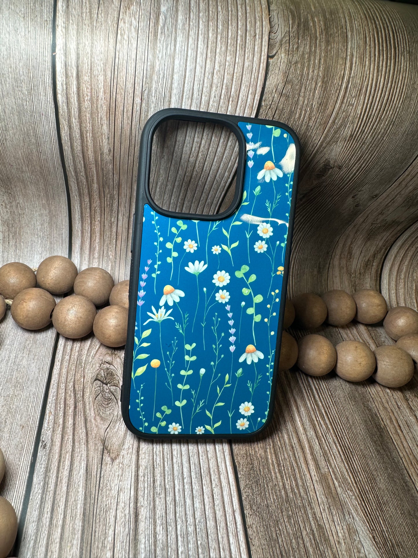 Floral Design pressed phone case *6OPTIONS *15SIZES