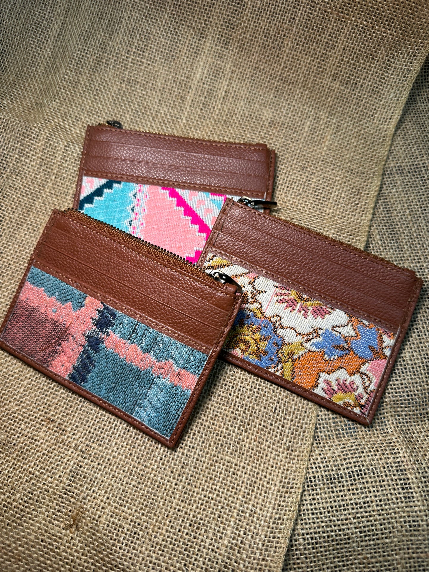 Pastel Desert Sunrise Credit Card Holder