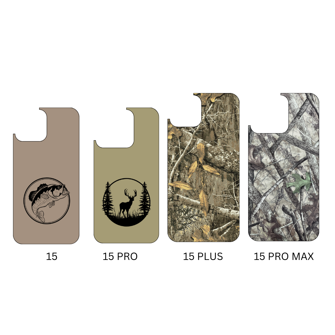 Hunting // fishing pressed phone case *6OPTIONS *15SIZES