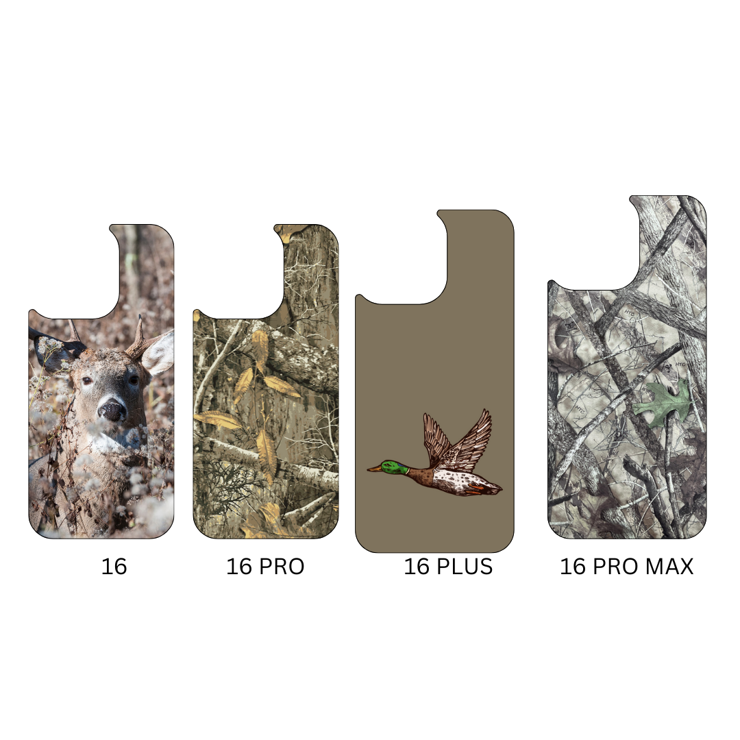 Hunting // fishing pressed phone case *6OPTIONS *15SIZES