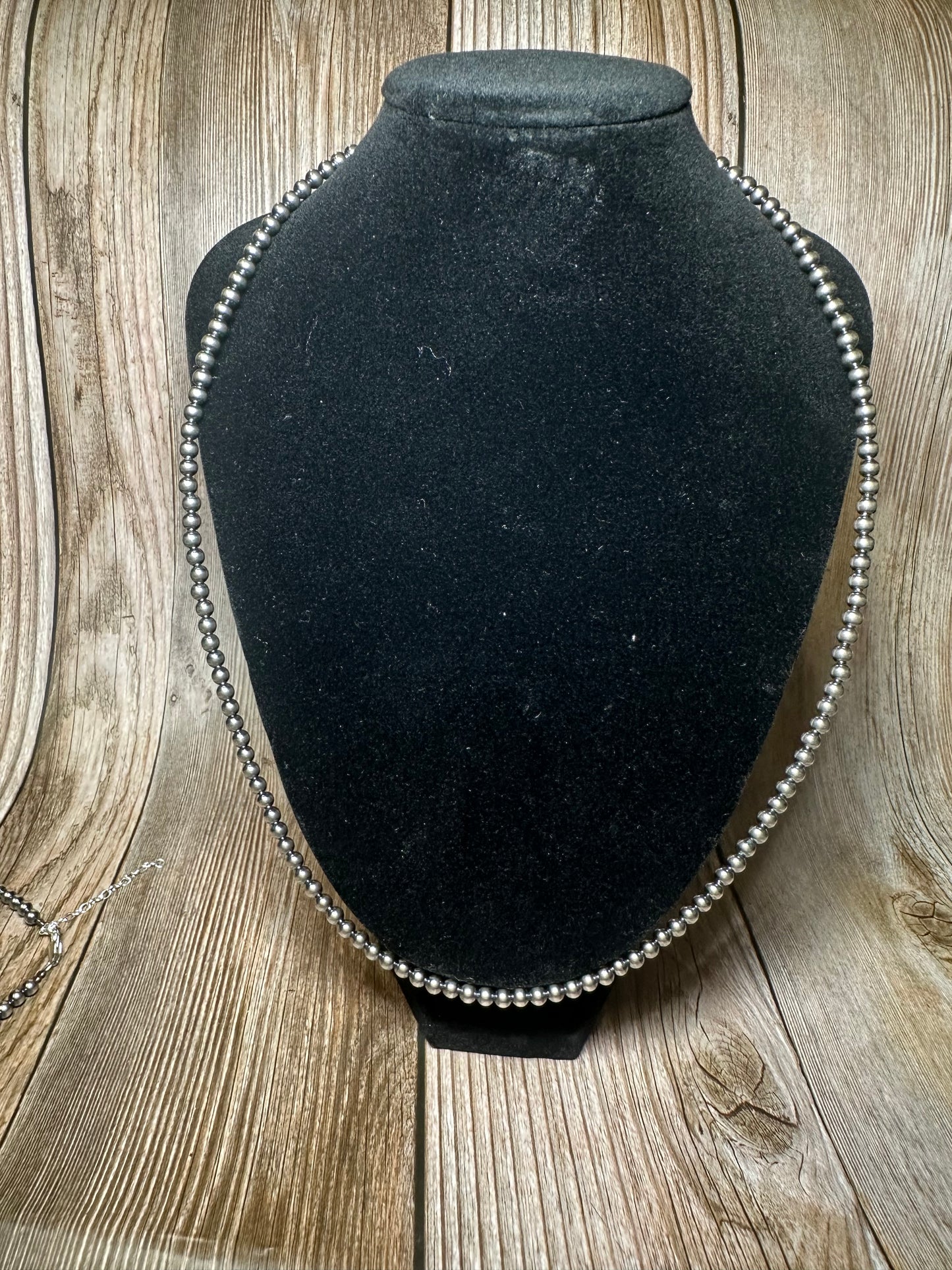 4mm  Build Your Own Sterling Silver Pearls Necklace 14"-24"