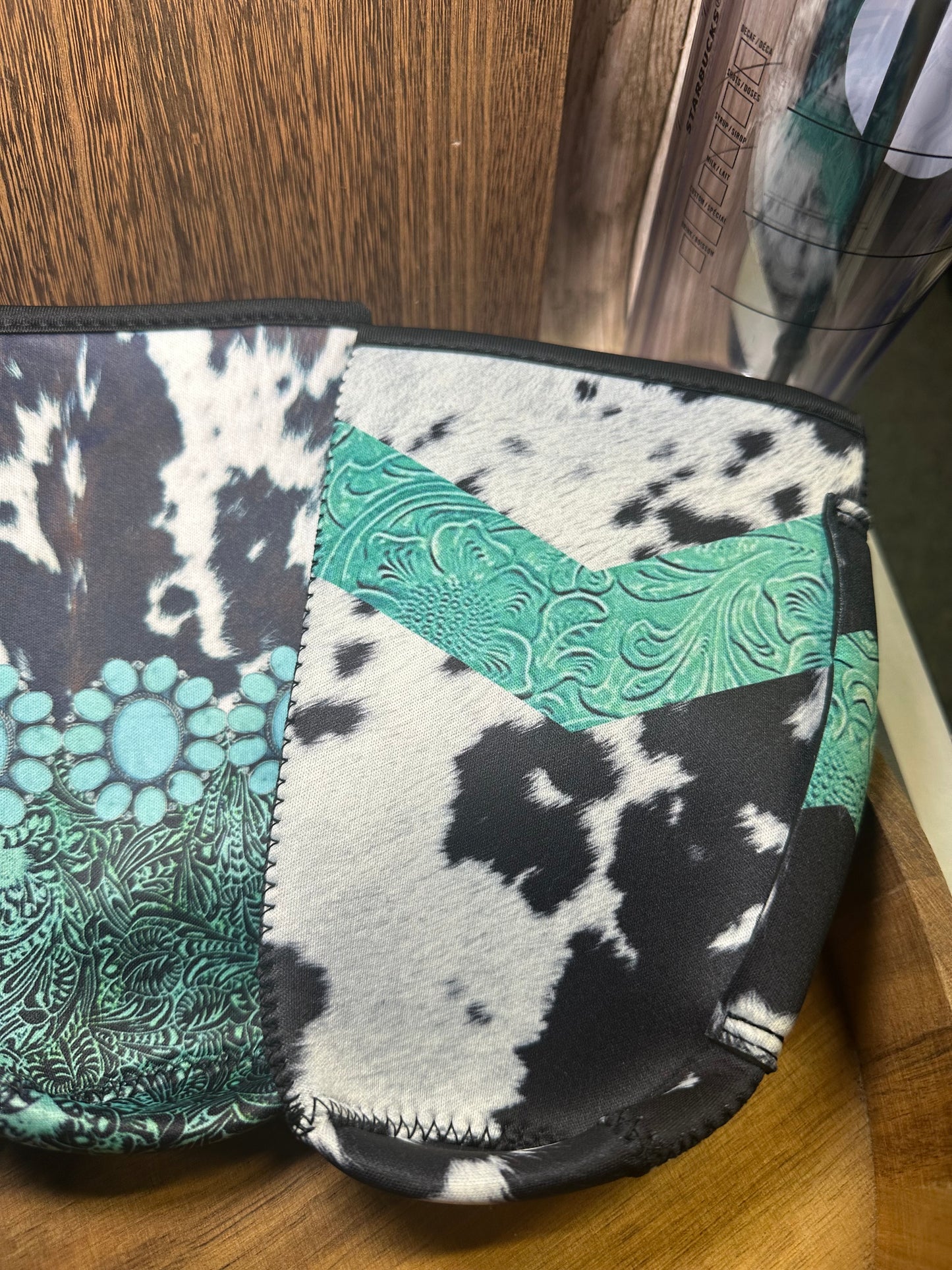 Cow Print Cup Cover