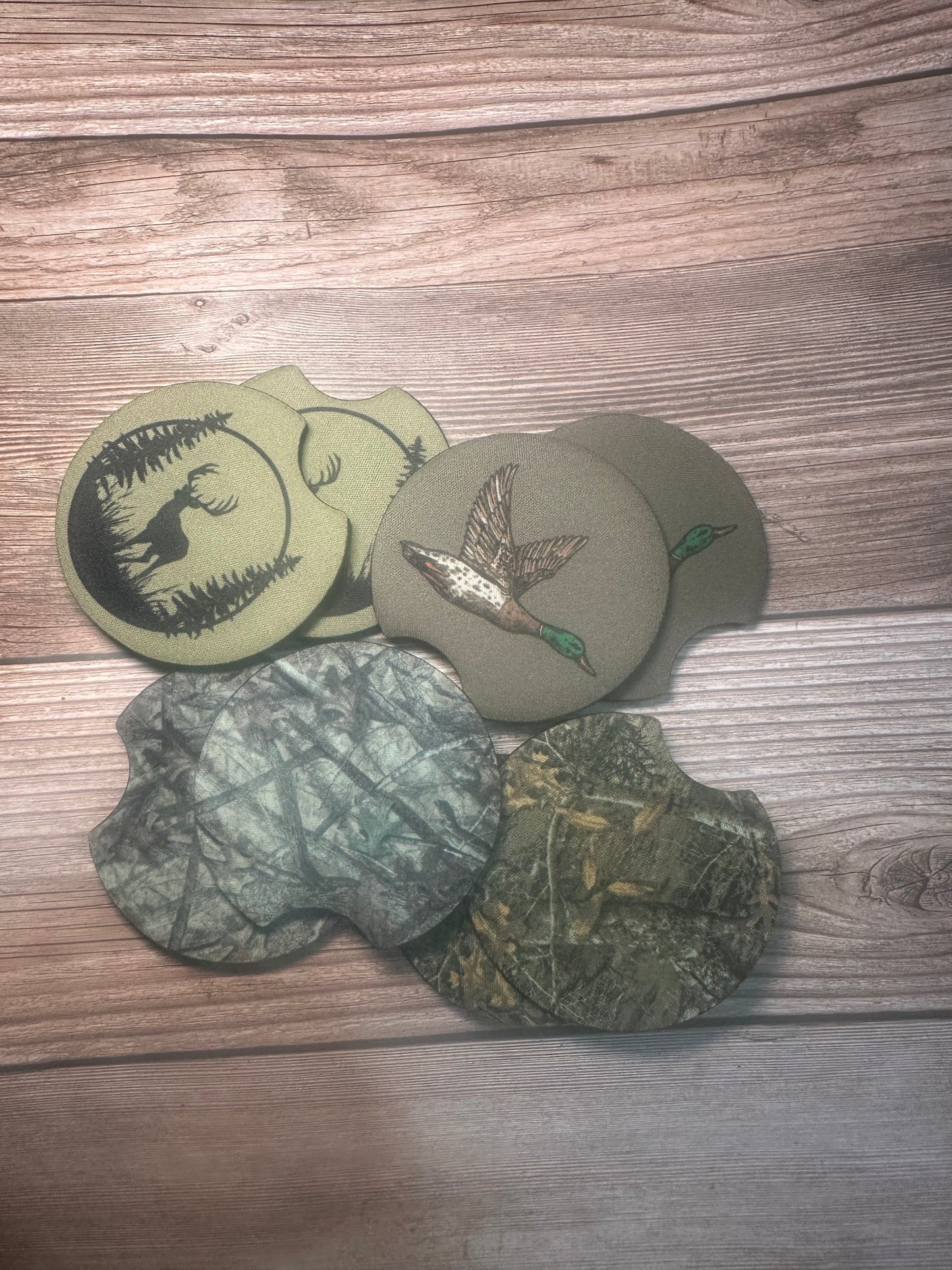 Camo//Hunting//Fishing Car Coasters