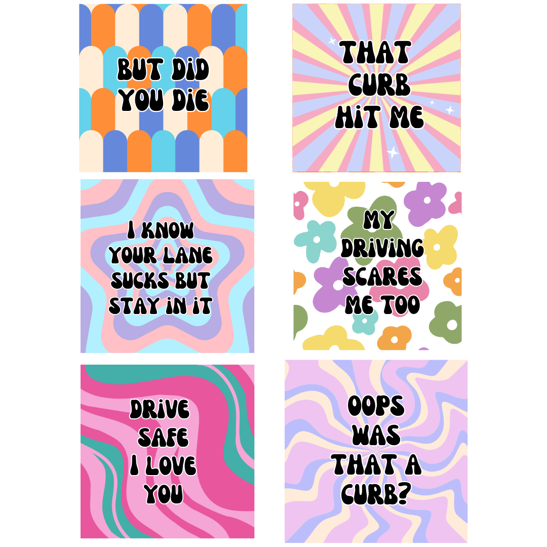 Car Coasters - Fun Sayings - #2