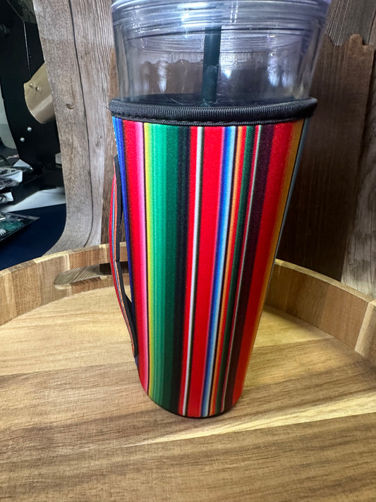 Serape Tumbler Drink Sleeve/Cooler
