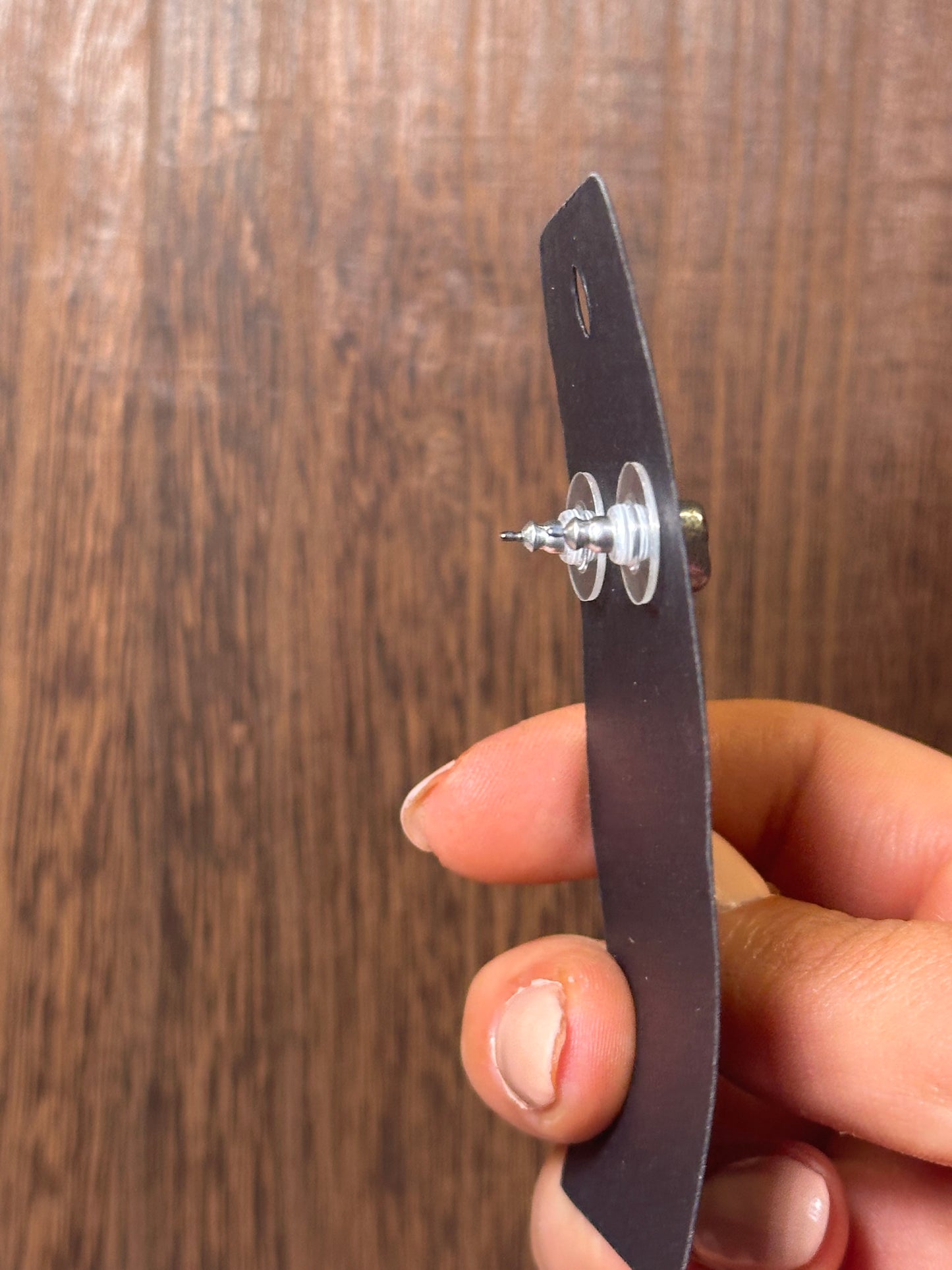 Navajo Sterling Silver & Queen Pink Conch Shell Stud Earrings