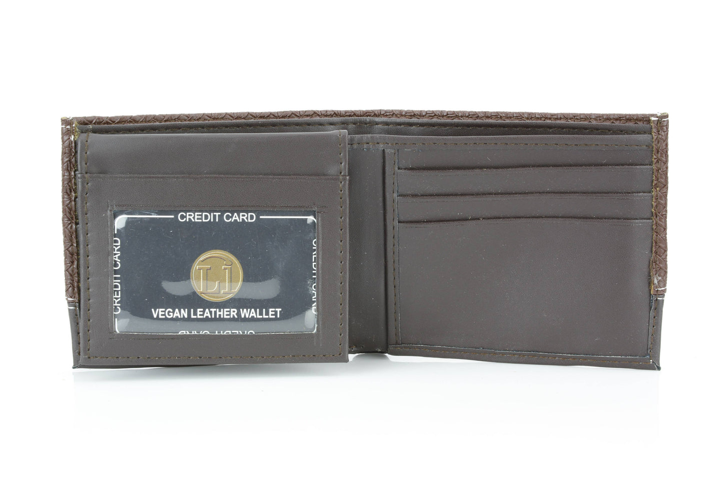 Vegan Braided Wallet with Plain Strip VL 901