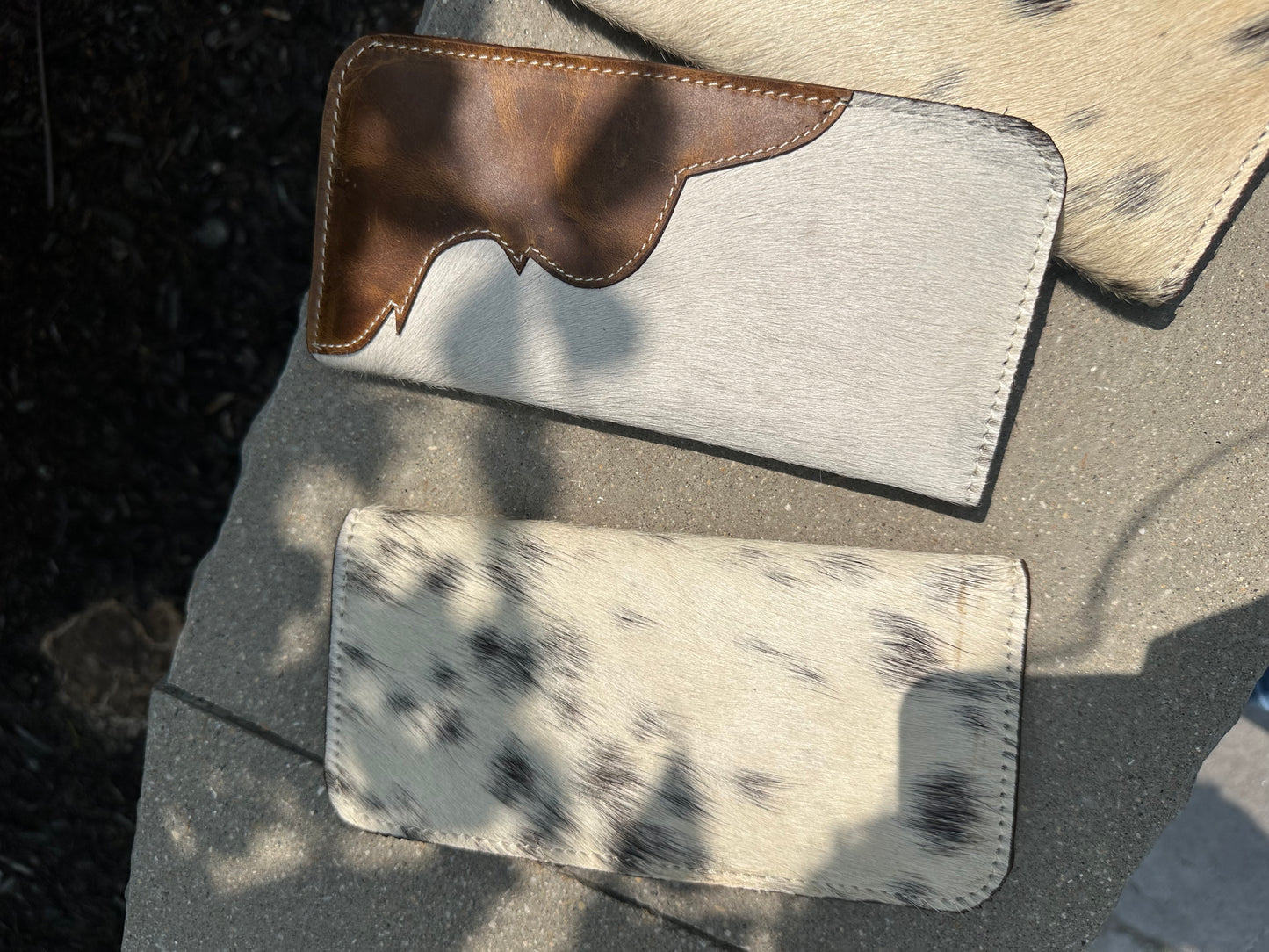 Cowhide Leather Slim Long Wallet for Men's Genuine Leather Wallets