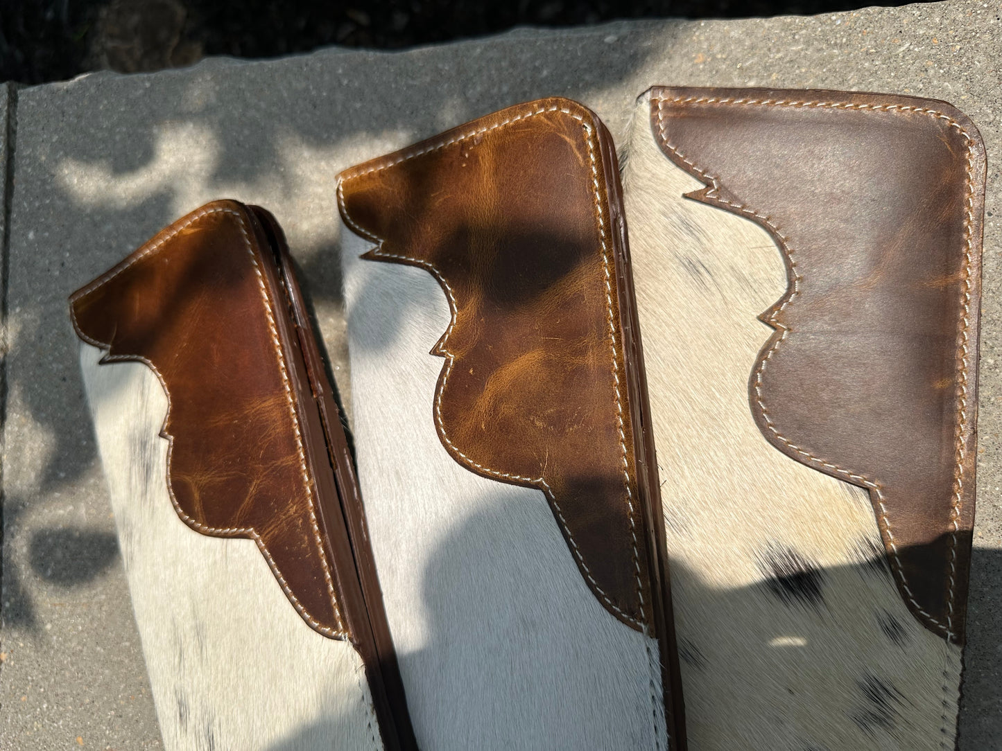 Cowhide Leather Slim Long Wallet for Men's Genuine Leather Wallets