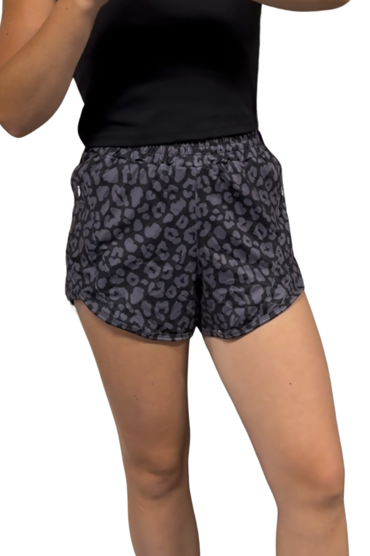 Western Camo Leopard Yoga Shorts